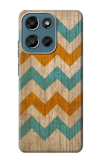 S3033 Vintage Wood Chevron Graphic Printed Case For Motorola Moto G (2026), G Play (2026)