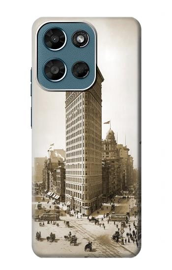 S3046 Old New York Flatiron Building Case For Motorola Moto G (2026), G Play (2026)