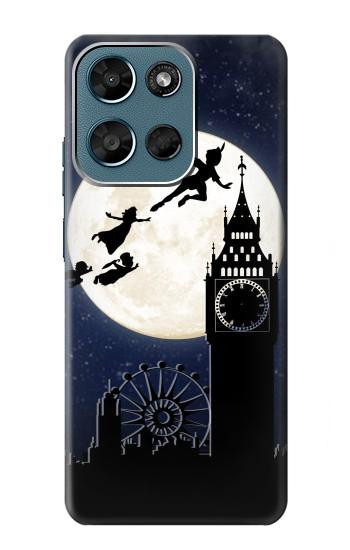 S3249 Peter Pan Fly Full Moon Night Case For Motorola Moto G (2026), G Play (2026)