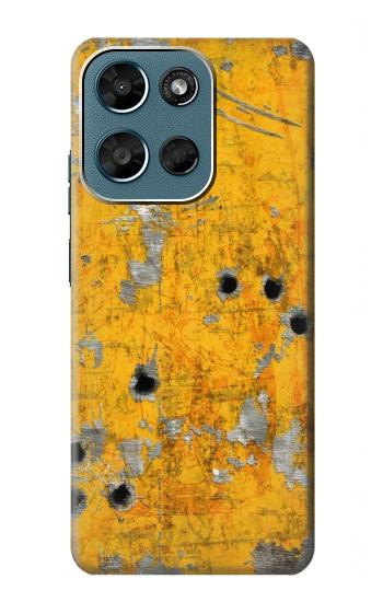 S3528 Bullet Rusting Yellow Metal Case For Motorola Moto G (2026), G Play (2026)