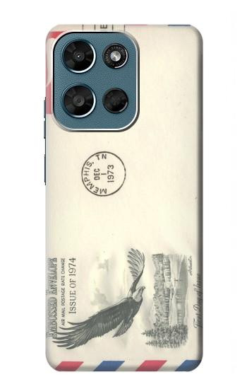 S3551 Vintage Airmail Envelope Art Case For Motorola Moto G (2026), G Play (2026)