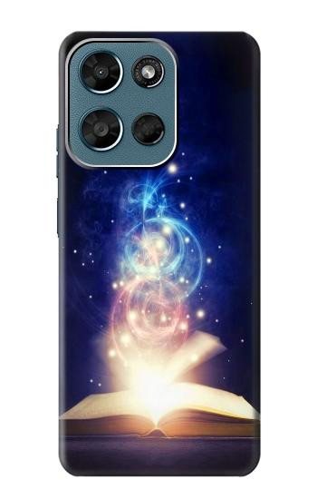 S3554 Magic Spell Book Case For Motorola Moto G (2026), G Play (2026)