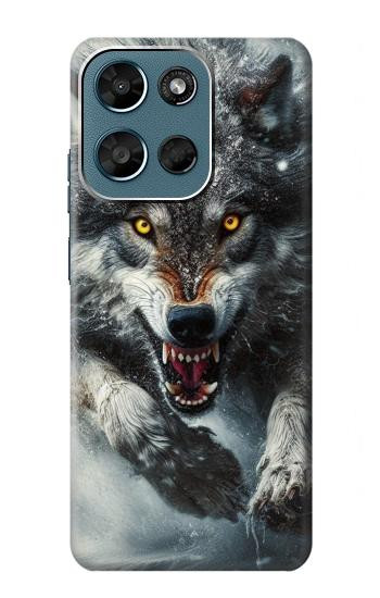 S3965 Angry Wolf Running Case For Motorola Moto G (2026), G Play (2026)