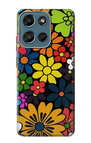 S4043 Colorful Flowers Cartoon Case For Motorola Moto G (2026), G Play (2026)
