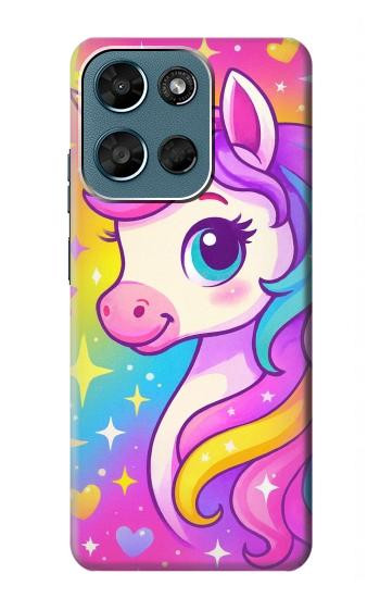 S4057 Cute Unicorn Cartoon Case For Motorola Moto G (2026), G Play (2026)