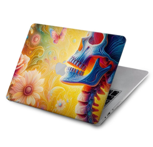 S3976 Colorful Skeleton Hard Case For MacBook Pro 13″ - A1706, A1708, A1989, A2159, A2289, A2251, A2338