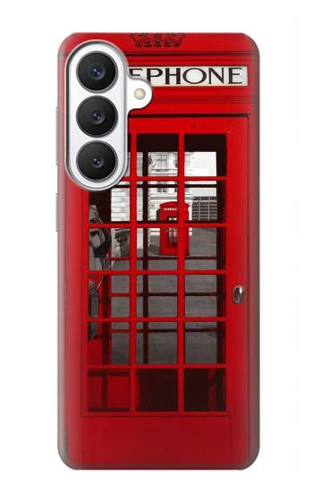 S0058 British Red Telephone Box Case For Samsung Galaxy S26