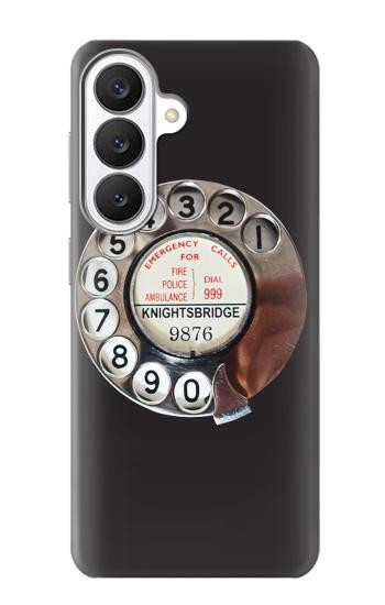 S0059 Retro Rotary Phone Dial On Case For Samsung Galaxy S26