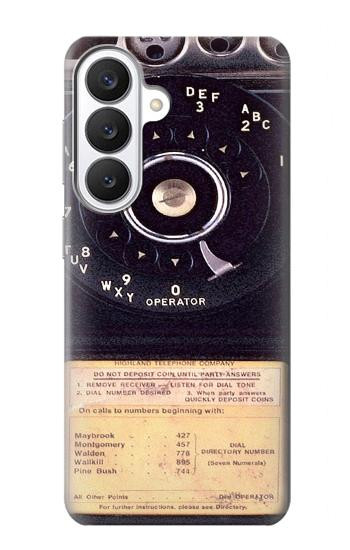 S0086 Payphone Vintage Case For Samsung Galaxy S26