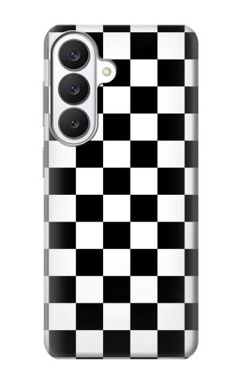 S1611 Black and White Check Chess Board Case For Samsung Galaxy S26