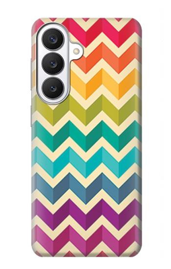 S2362 Rainbow Colorful Shavron Zig Zag Pattern Case For Samsung Galaxy S26