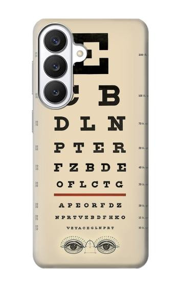 S2502 Eye Exam Chart Decorative Decoupage Poster Case For Samsung Galaxy S26
