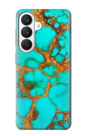 S2688 Aqua Copper Turquoise Gemstone Graphic Case For Samsung Galaxy S26