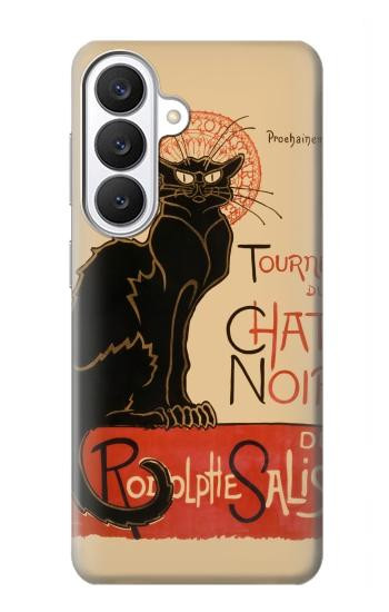 S2739 Chat Noir Black Cat Vintage Case For Samsung Galaxy S26