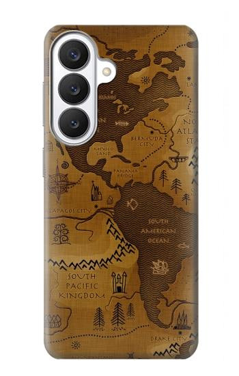 S2861 Antique World Map Case For Samsung Galaxy S26