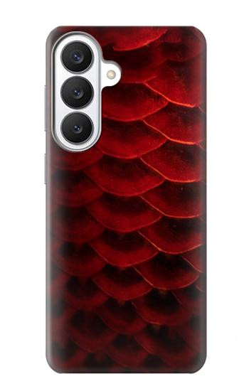 S2879 Red Arowana Fish Scale Case For Samsung Galaxy S26