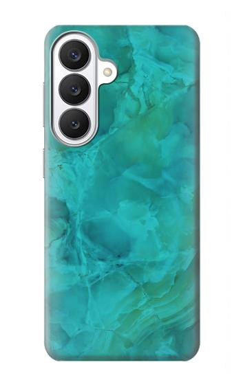 S3147 Aqua Marble Stone Case For Samsung Galaxy S26