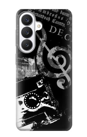S3197 Music Cassette Note Case For Samsung Galaxy S26