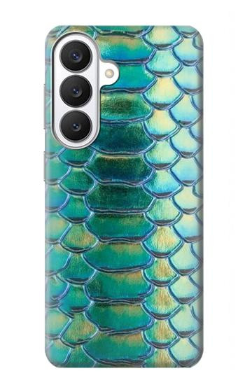 S3414 Green Snake Scale Graphic Print Case For Samsung Galaxy S26