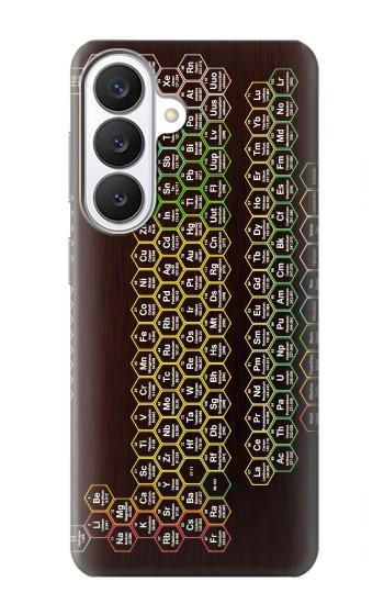 S3544 Neon Honeycomb Periodic Table Case For Samsung Galaxy S26