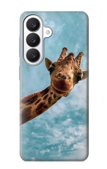 S3680 Cute Smile Giraffe Case For Samsung Galaxy S26