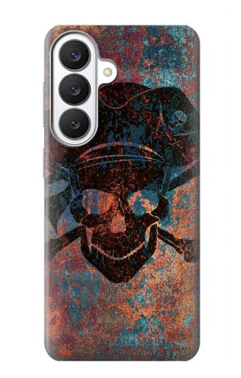 S3895 Pirate Skull Metal Case For Samsung Galaxy S26