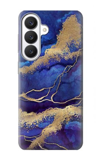 S3906 Navy Blue Purple Marble Case For Samsung Galaxy S26