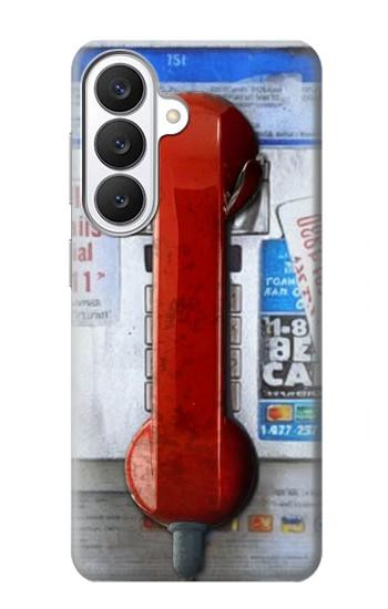 S3925 Collage Vintage Pay Phone Case For Samsung Galaxy S26