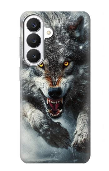 S3965 Angry Wolf Running Case For Samsung Galaxy S26