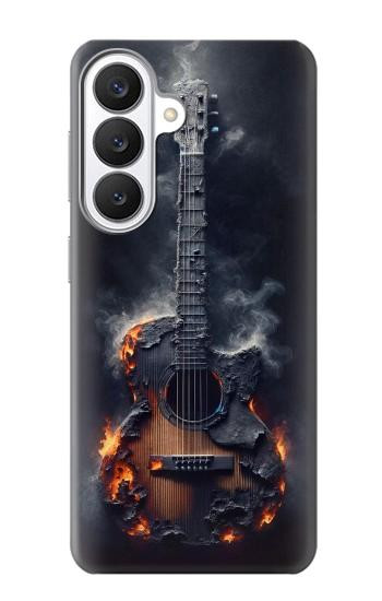 S3972 Burned Acoustic Guitar Graphic Case For Samsung Galaxy S26