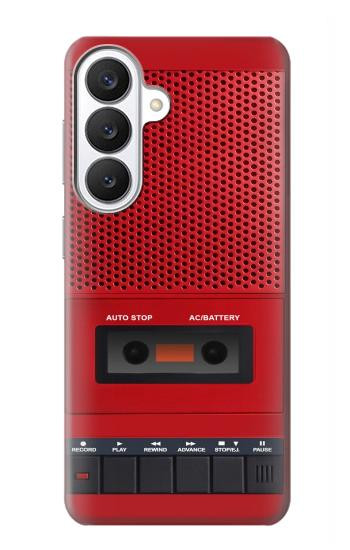 S4073 Vintage Red Cassette Player Graphic Case For Samsung Galaxy S26