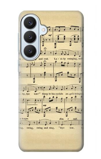 S2504 Vintage Music Sheet Case For Samsung Galaxy S26 Plus