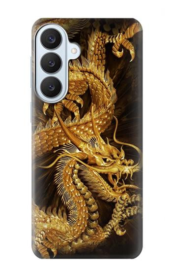 S2804 Chinese Gold Dragon Printed Case For Samsung Galaxy S26 Plus
