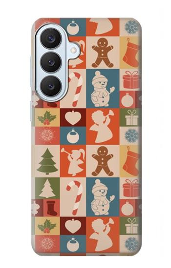 S2854 Cute Xmas Pattern Case For Samsung Galaxy S26 Plus