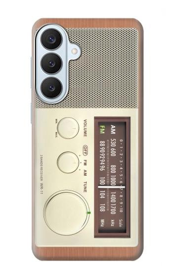 S3165 FM AM Wooden Receiver Graphic Case For Samsung Galaxy S26 Plus