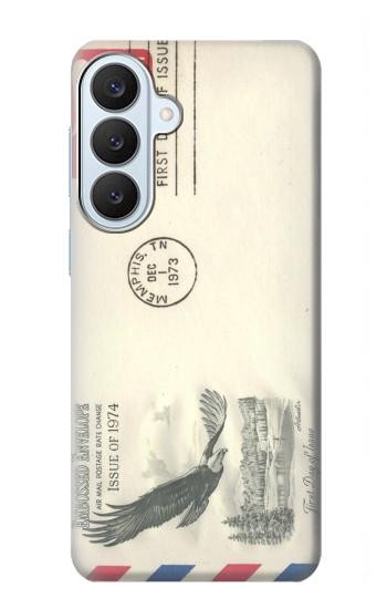 S3551 Vintage Airmail Envelope Art Case For Samsung Galaxy S26 Plus