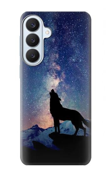 S3555 Wolf Howling Million Star Case For Samsung Galaxy S26 Plus