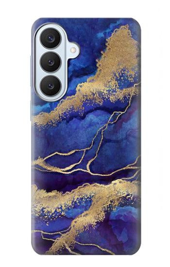 S3906 Navy Blue Purple Marble Case For Samsung Galaxy S26 Plus