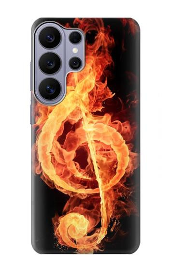 S0493 Music Note Burn Case For Samsung Galaxy S26 Ultra