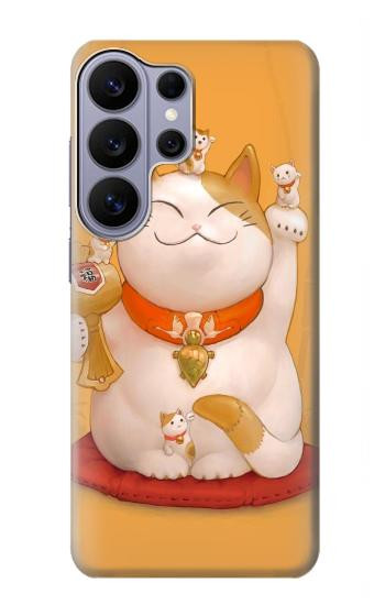 S1217 Maneki Neko Lucky Cat Case For Samsung Galaxy S26 Ultra