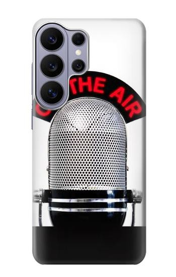 S2381 Vintage Radio Microphone On The Air Case For Samsung Galaxy S26 Ultra