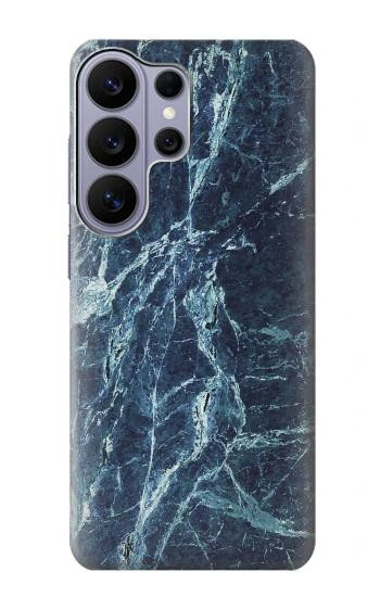 S2799 Light Blue Marble Stone Graphic Printed Case For Samsung Galaxy S26 Ultra