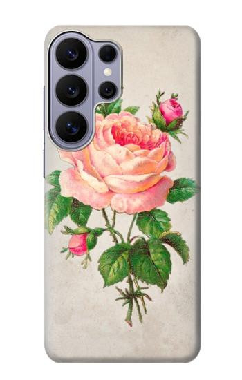 S3079 Vintage Pink Rose Case For Samsung Galaxy S26 Ultra