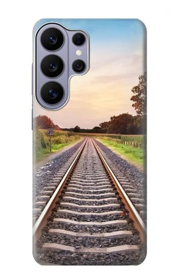 S3866 Railway Straight Train Track Case For Samsung Galaxy S26 Ultra