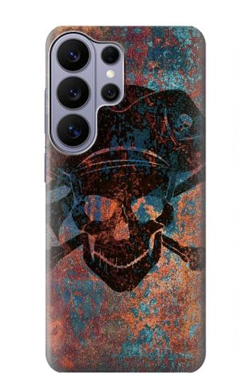 S3895 Pirate Skull Metal Case For Samsung Galaxy S26 Ultra