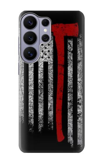 S3958 Firefighter Axe Flag Case For Samsung Galaxy S26 Ultra