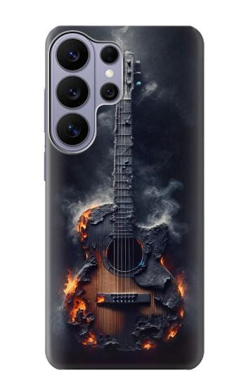 S3972 Burned Acoustic Guitar Graphic Case For Samsung Galaxy S26 Ultra