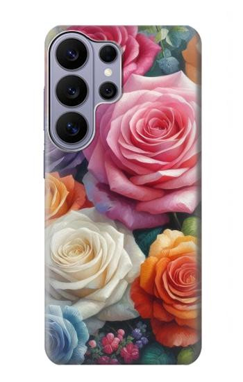 S3975 Colorful Roses Painting Case For Samsung Galaxy S26 Ultra