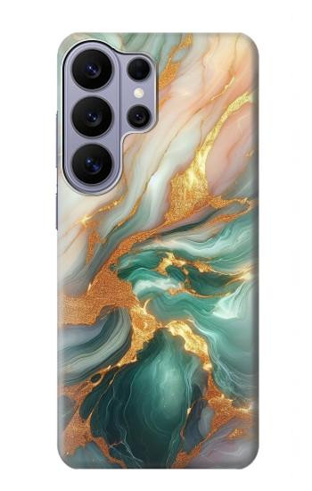 S3993 Green Marble Gold Veins Case For Samsung Galaxy S26 Ultra