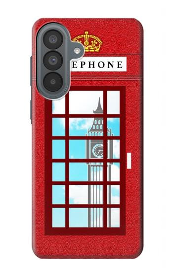 S2059 England British Telephone Box Minimalist Case For Samsung Galaxy A37